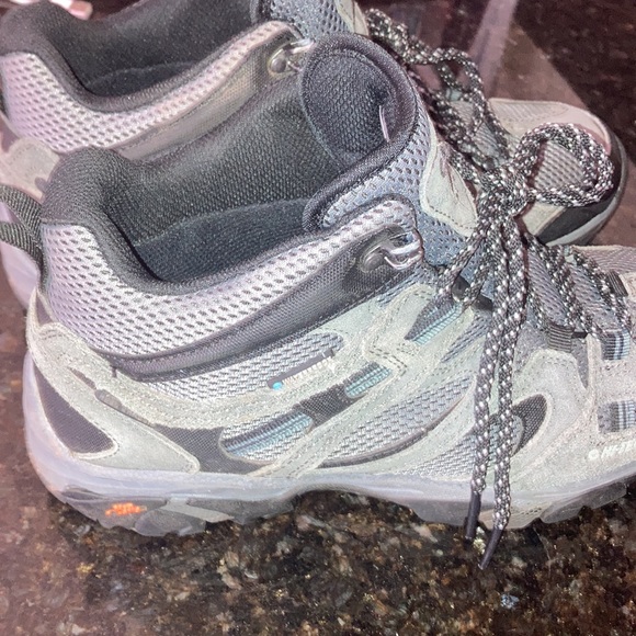 Hi Tec 8D Hiking Mountain Grey Black Shoes - Picture 8 of 10